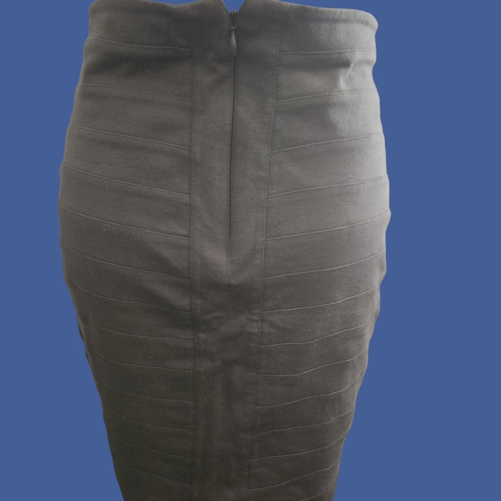 Express Charcoal Pencil Skirt - Picture 2 of 3